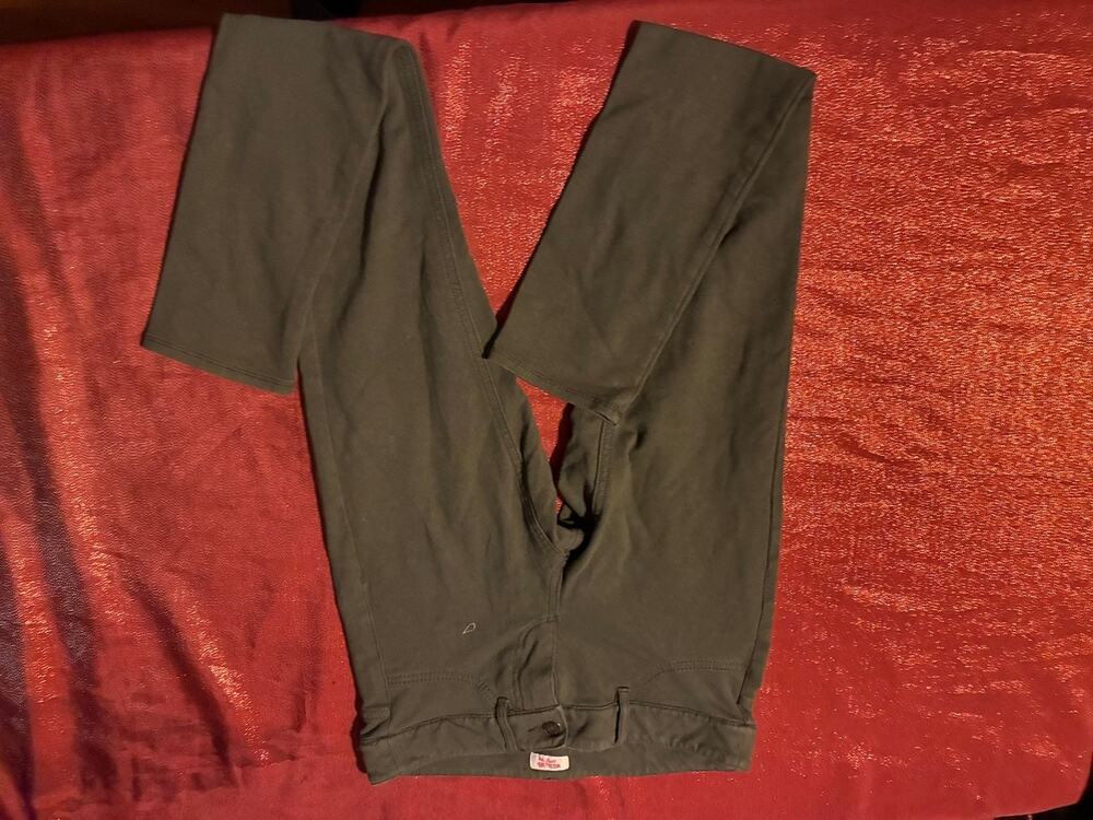 Mossimo Pants Womens 3 Stretch Skinny Mid Rise Pocket Green